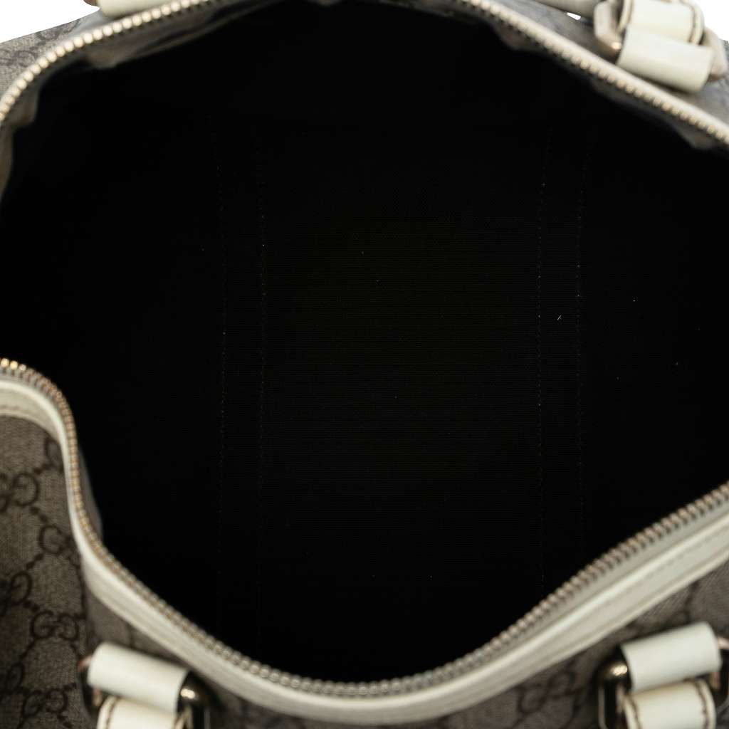 Gucci Medium GG Supreme Joy Boston Bag Brown Canvas Good condition - Model View