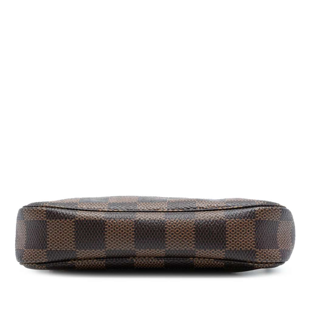 Louis Vuitton Damier Ebene Mini Pochette Accessoires Brown Good condition - Inside View