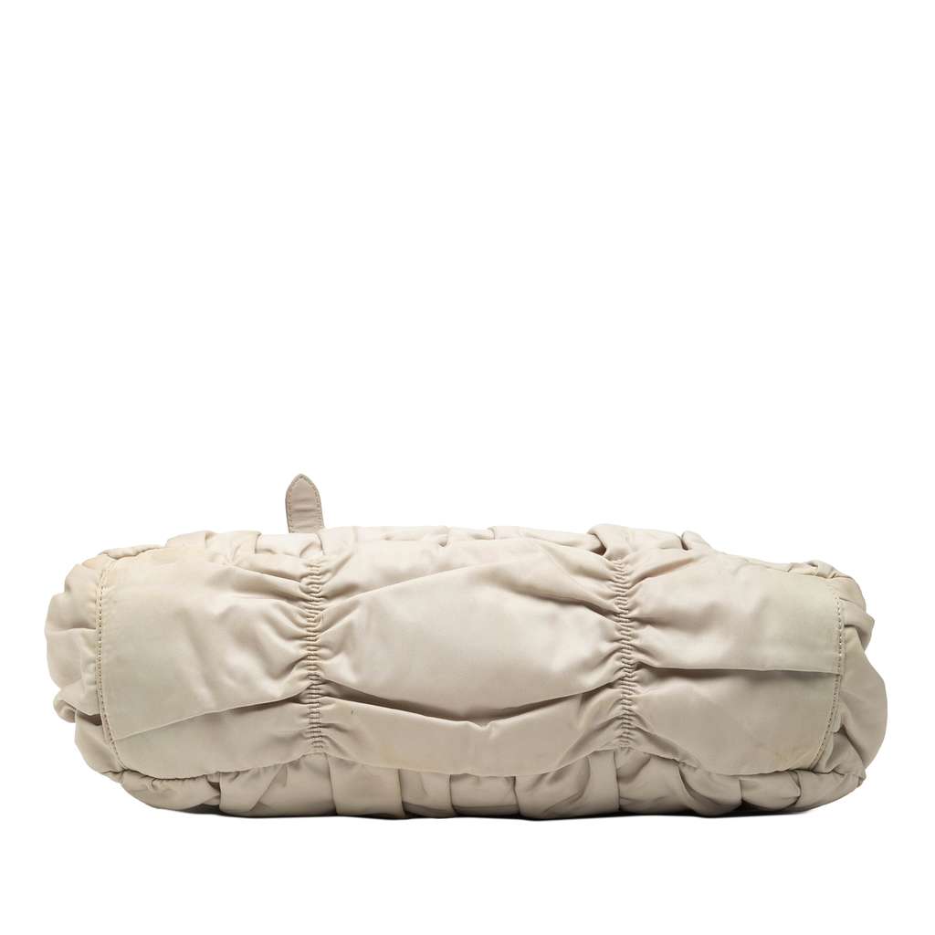 Prada Tessuto Gaufre Satchel Grey Good condition - Inside View