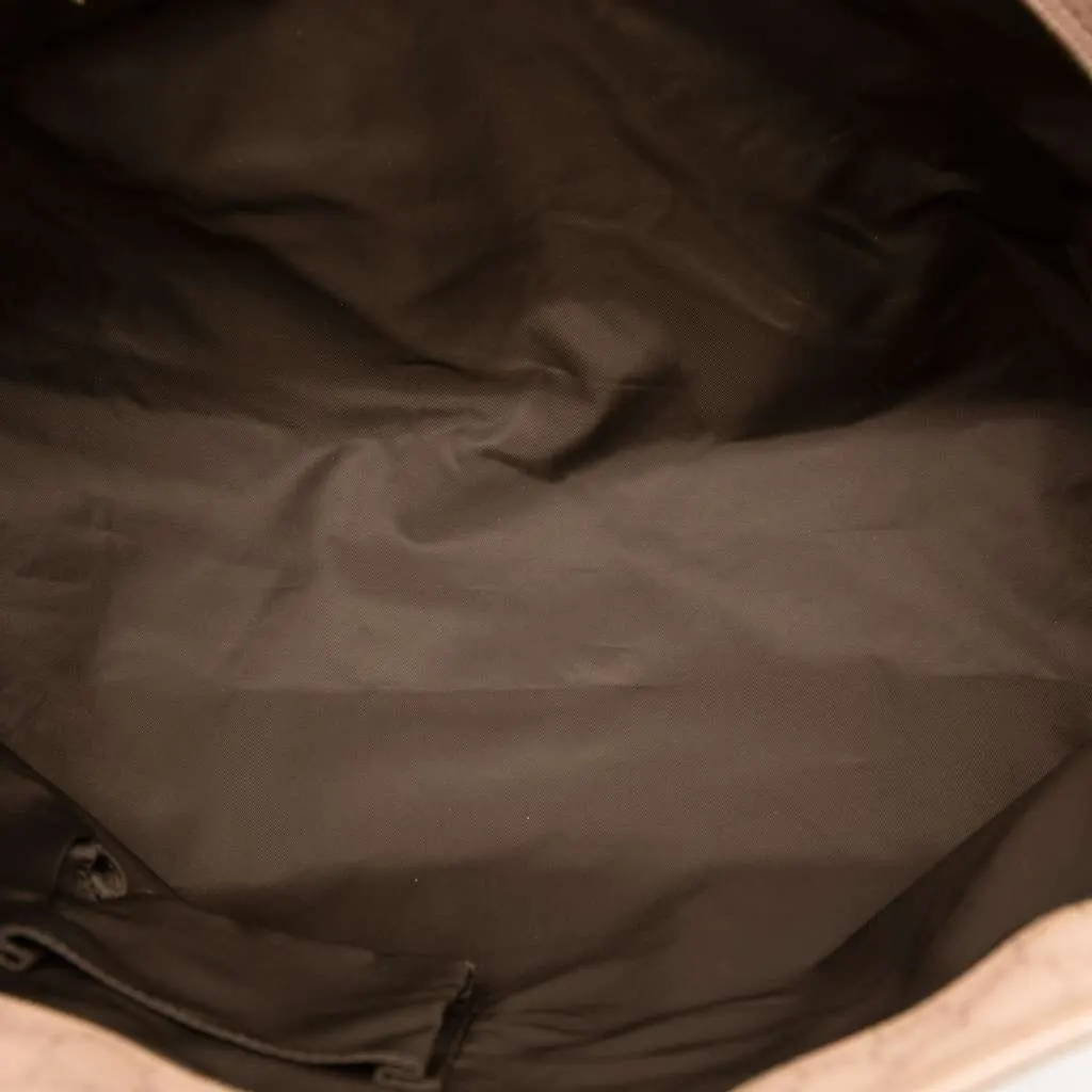 Gucci Large GG Imprime Joy Tote Brown Canvas Very good - Model View