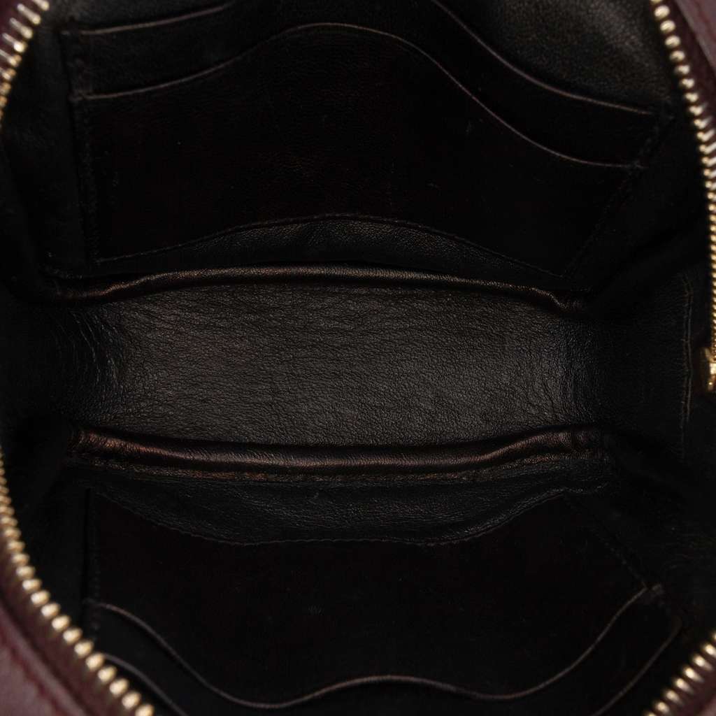 Saint Laurent Calfskin Monogram Blogger Bag Red Leather Good condition - Model View