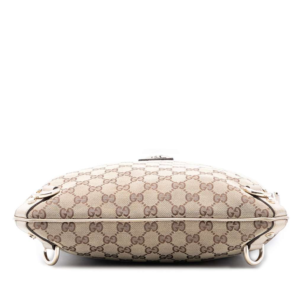 Gucci GG Canvas Abbey D Ring Crossbody Brown Canvas Good condition - Inside View