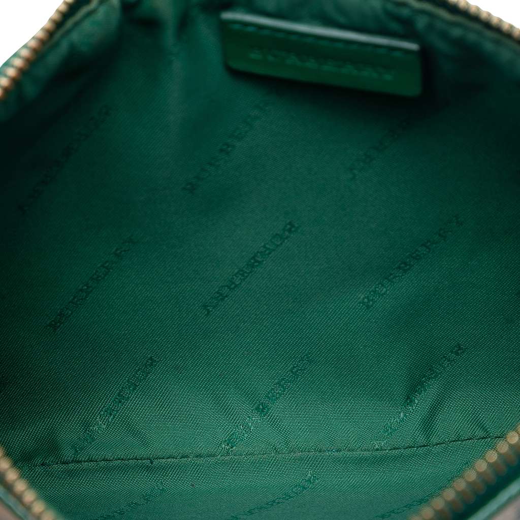 Burberry Haymarket Check Coated Canvas Peyton Crossbody Brown Canvas Good condition - Model View