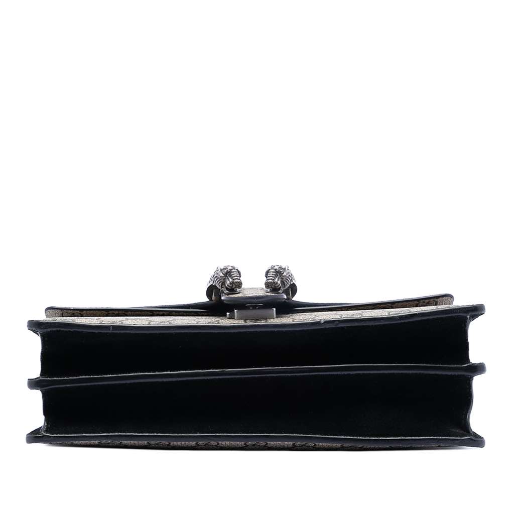 Gucci Medium GG Supreme Dionysus Shoulder Bag Brown Canvas Good condition - Inside View