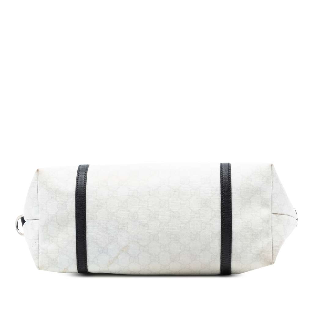 Gucci Medium GG Supreme Joy Tote White Canvas Good condition - Inside View