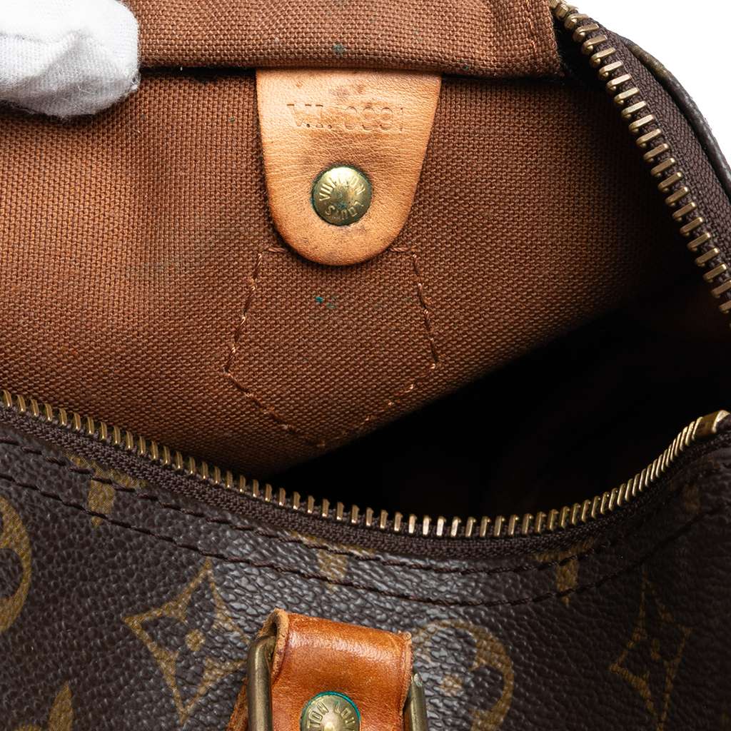 Louis Vuitton Monogram Speedy 30 Brown Good condition - Box View