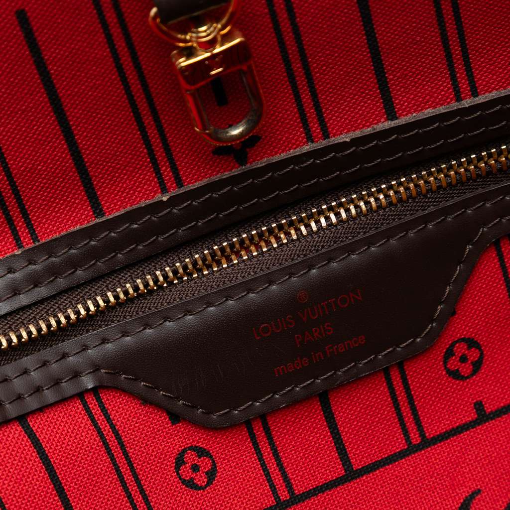 Louis Vuitton Damier Ebene Neverfull GM Brown Good condition - Box View