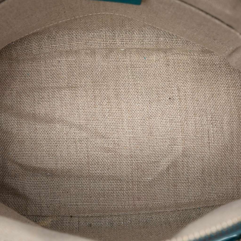 Gucci Mini Microguccissima Dome Satchel Blue Leather Good condition - Model View