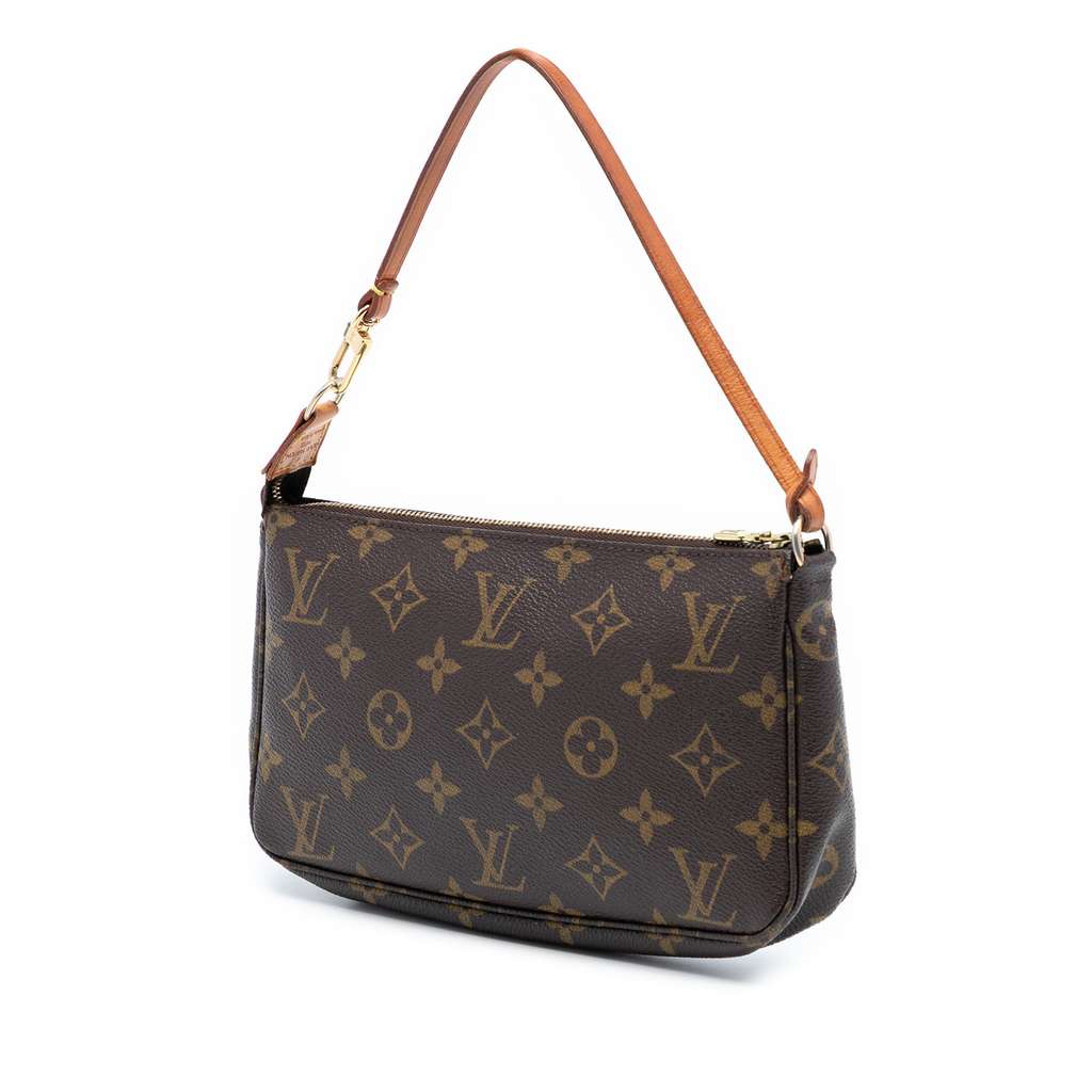 Louis Vuitton Monogram Pochette Accessoires Brown Good condition - Back View
