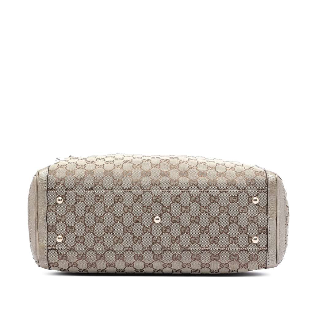Gucci Medium GG Canvas Bella Tote Brown Canvas Good condition - Inside View