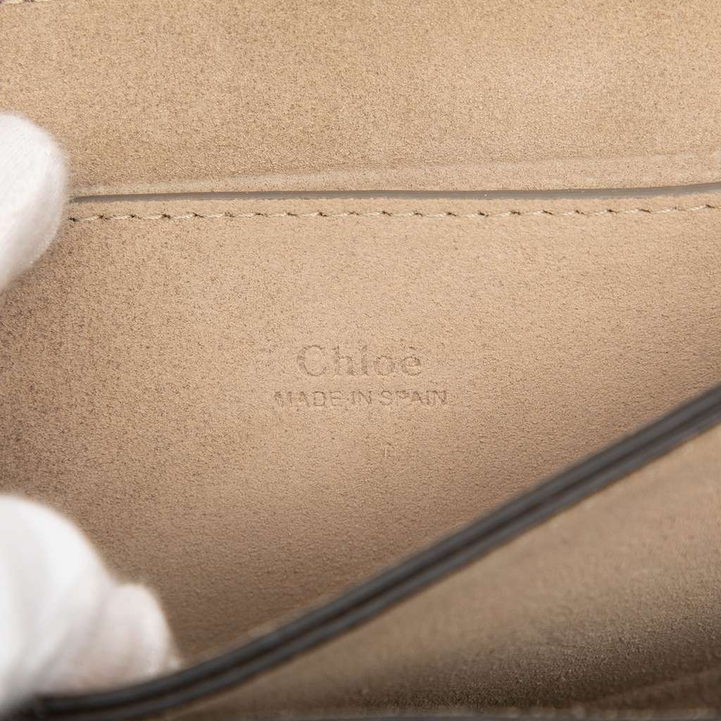 Chloé Small Suede and Calfskin Faye Crossbody Brown Leather Good condition - Box View