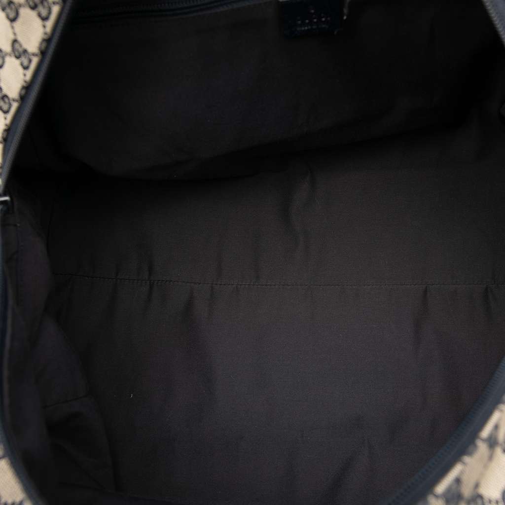 Gucci GG Canvas Web Travel Bag Brown Canvas Good condition - Model View