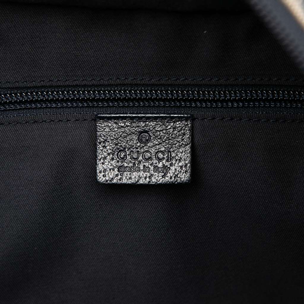 Gucci GG Canvas Web Travel Bag Brown Canvas Good condition - Box View