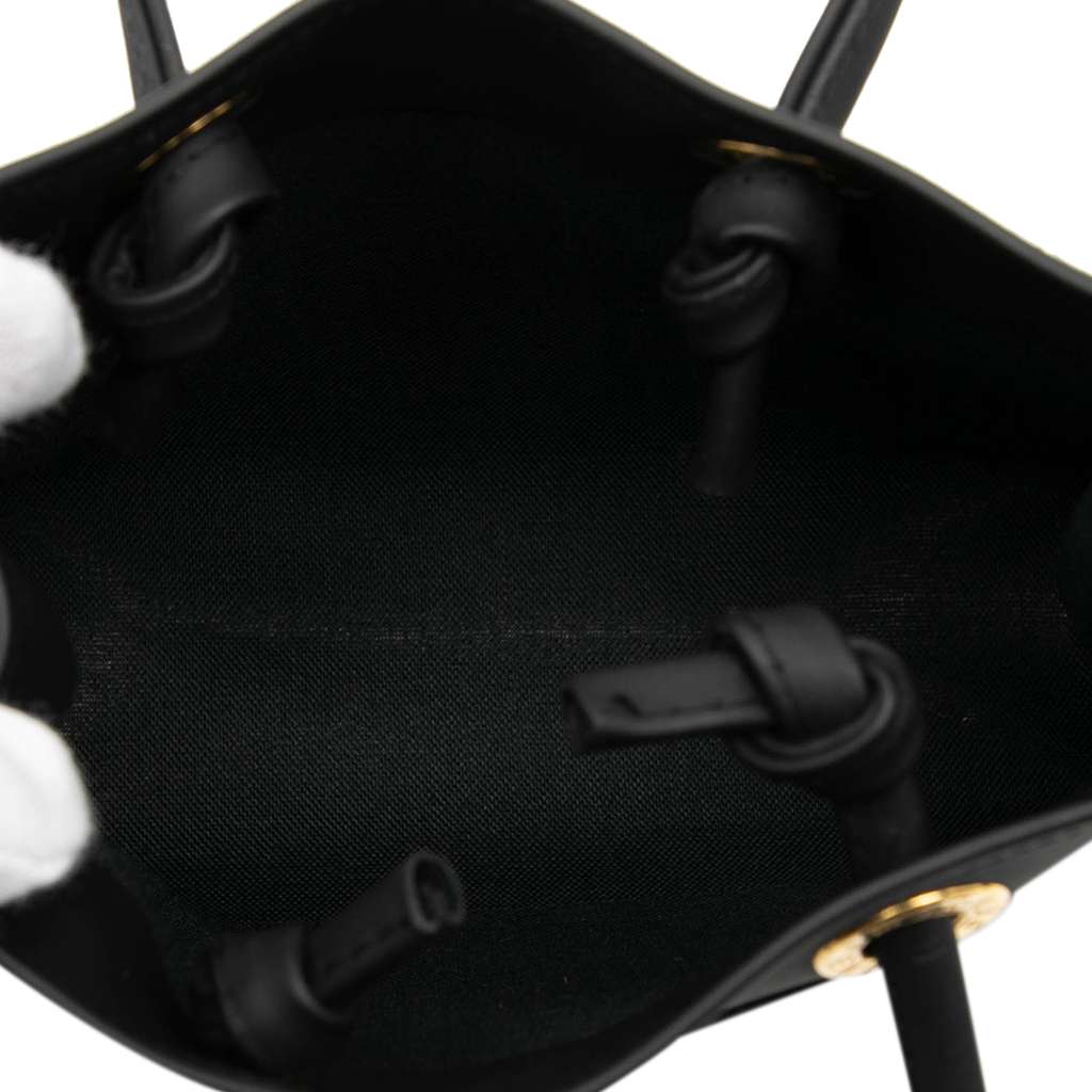 Fendi Mini Rubber FF Logo Shopper Tote Black Good condition - Model View