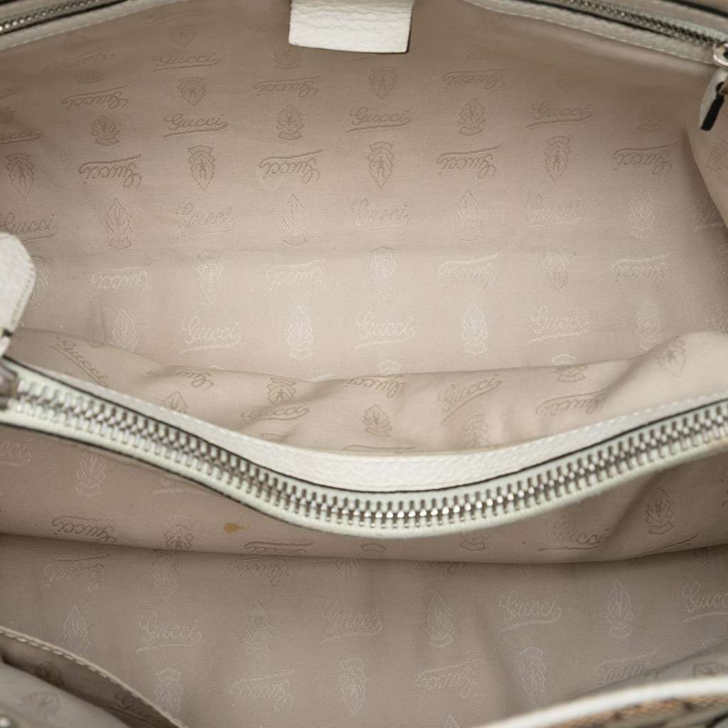 Gucci Medium GG Canvas Bamboo Libeccio Tote Brown Canvas Good condition - Model View