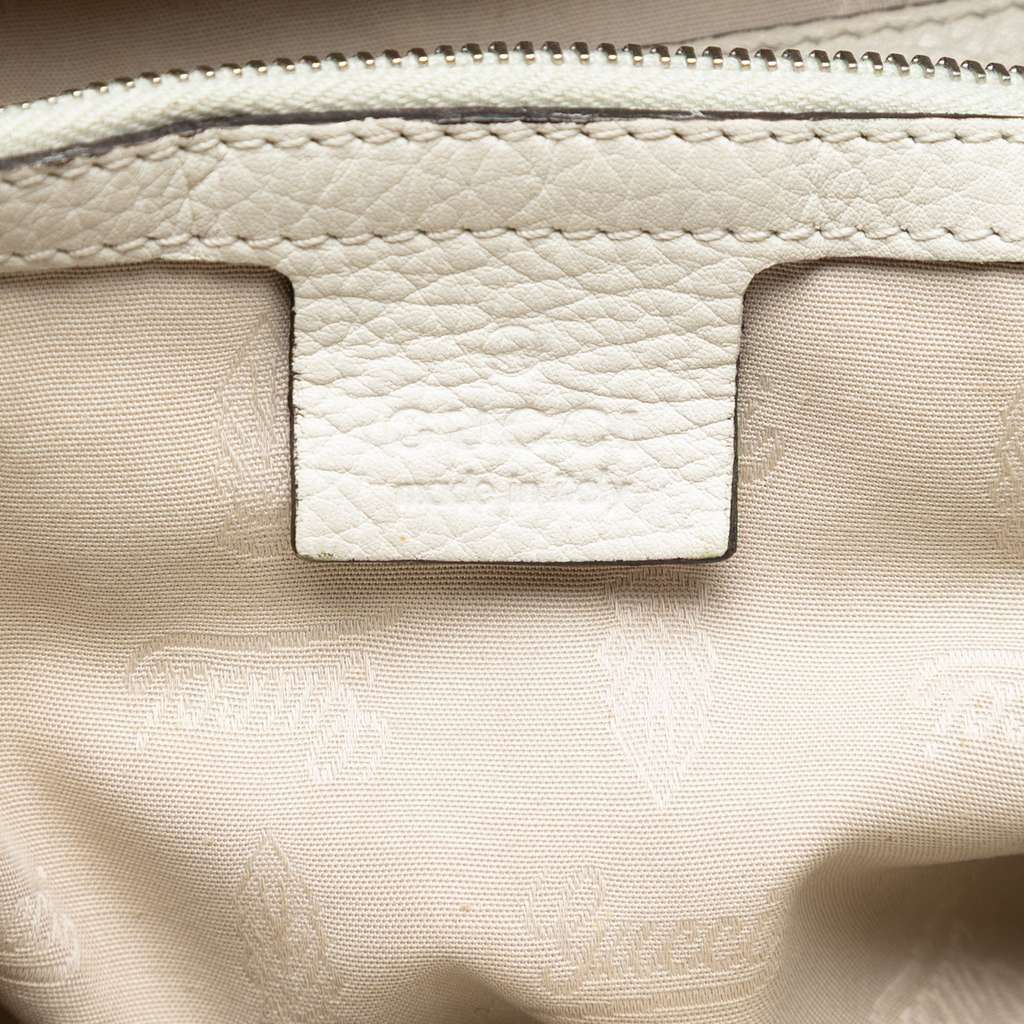 Gucci Medium GG Canvas Bamboo Libeccio Tote Brown Canvas Good condition - Box View