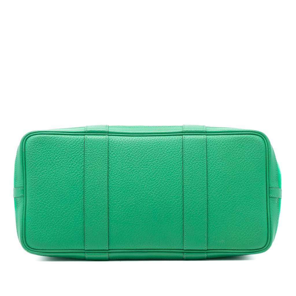 Hermès Toile and Negonda Garden Party 36 Green Canvas Good condition - Inside View