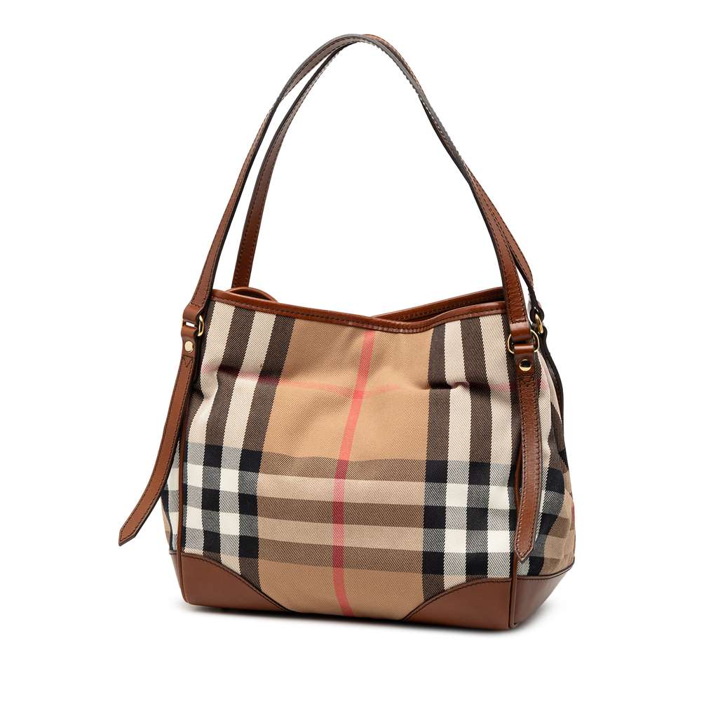 Burberry House Check Canvas Canterbury Tote Brown Canvas Good condition - Back View