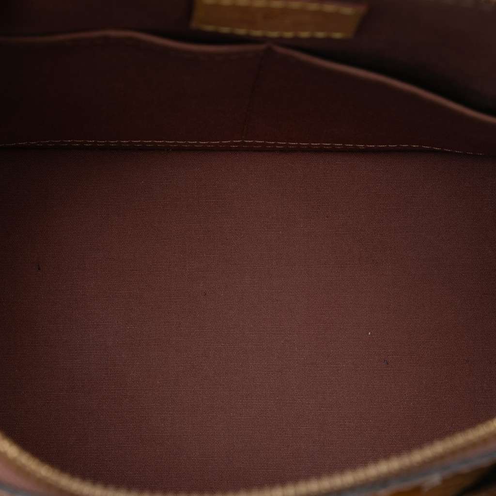 Louis Vuitton Monogram Vernis Alma PM Brown Leather Good condition - Model View