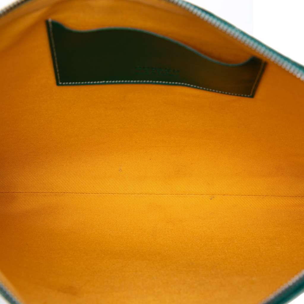 Goyard Goyardine Senat MM Green Canvas Good condition - Model View