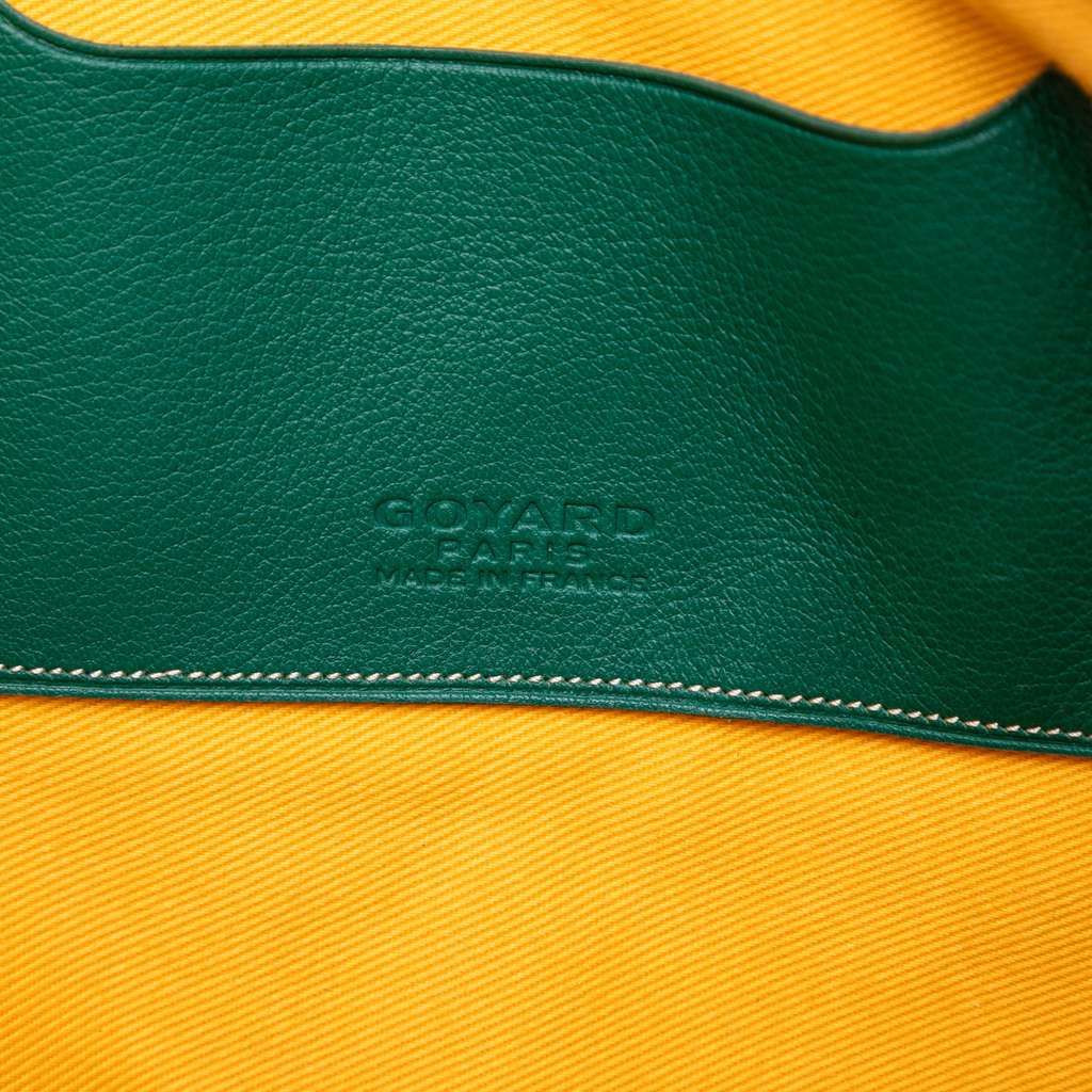 Goyard Goyardine Senat MM Green Canvas Good condition - Box View
