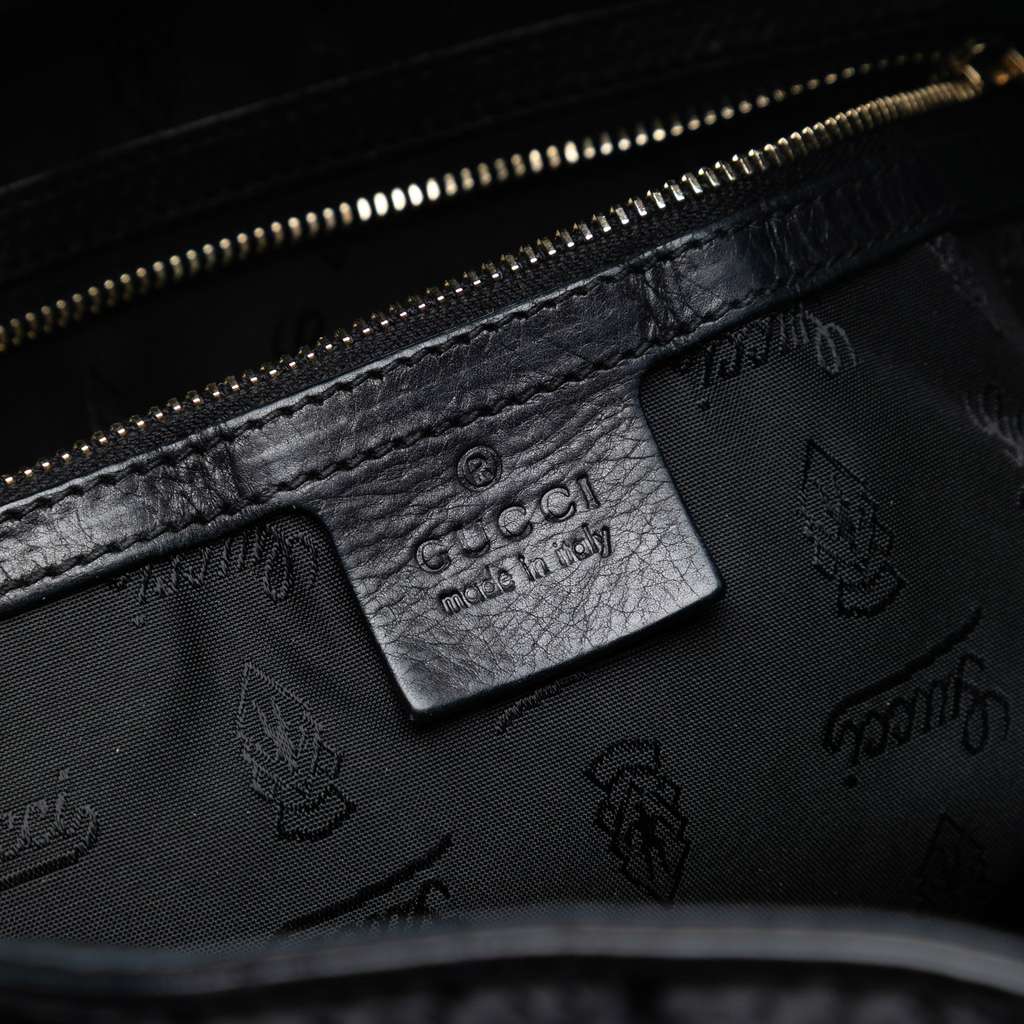 Gucci Patent Hysteria Tote Black Leather Good condition - Box View