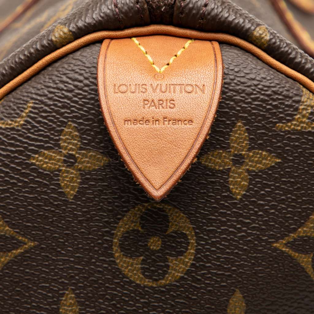 Louis Vuitton Monogram Speedy 35 Brown Good condition - Box View
