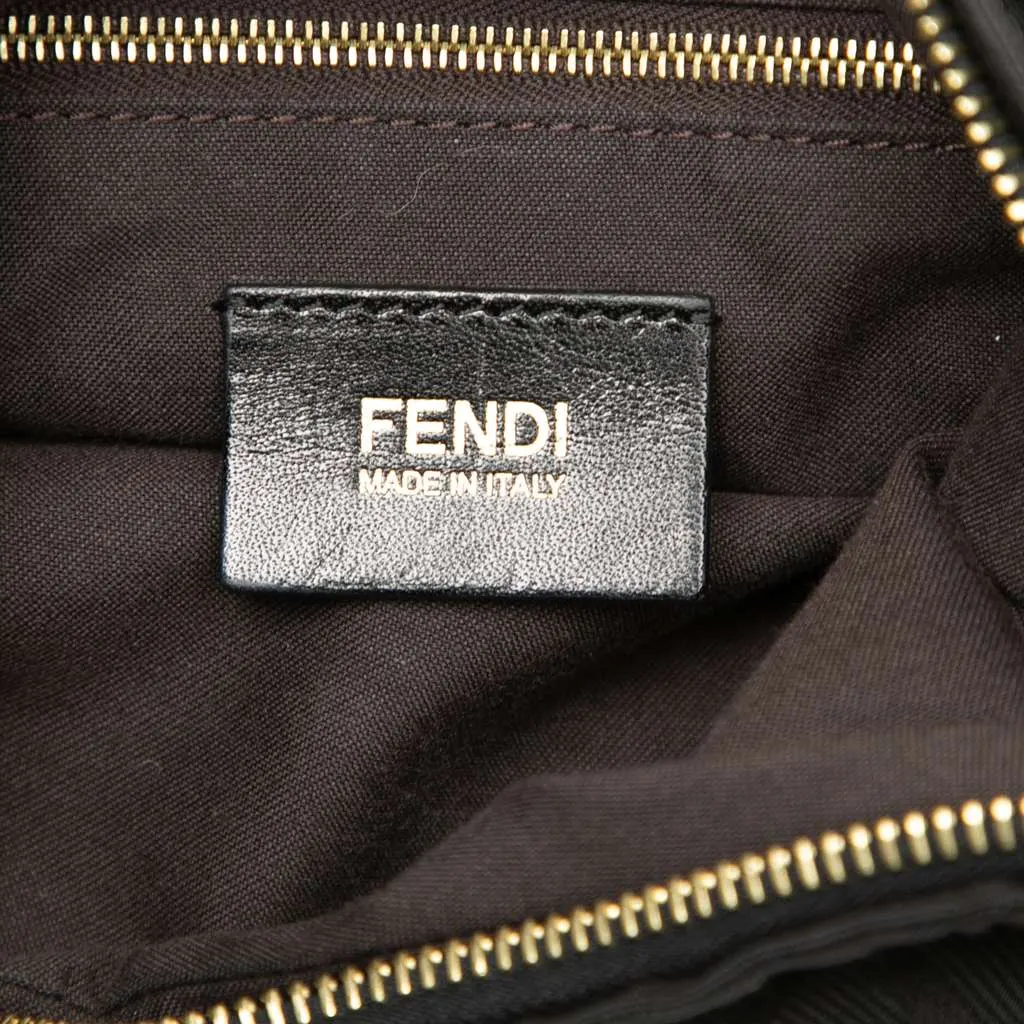 Fendi Zucca Canvas Chef Chain Hobo Bag Brown Canvas Very good - Box View
