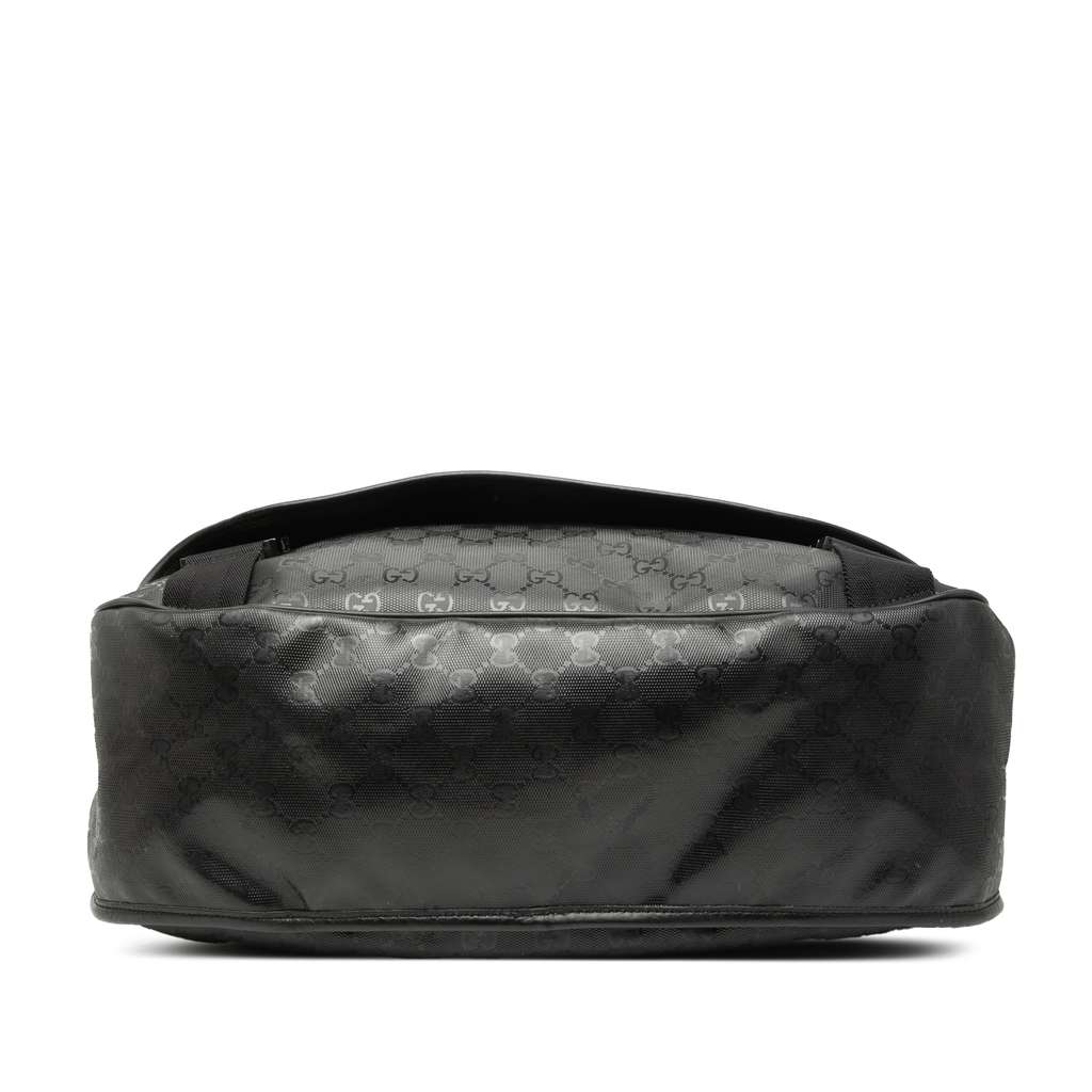 Gucci GG Imprime Messenger Bag Black Canvas Good condition - Inside View