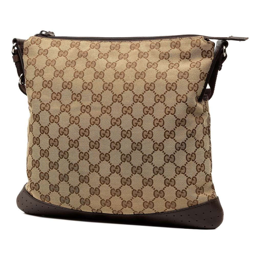Gucci GG Canvas Crossbody Brown Canvas Good condition - Back View