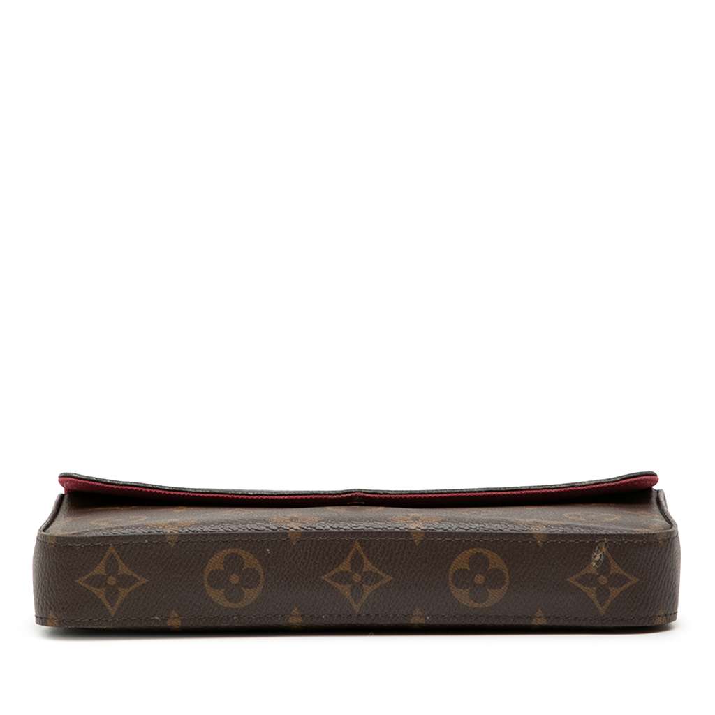 Louis Vuitton Monogram Pochette Felicie Brown Good condition - Inside View