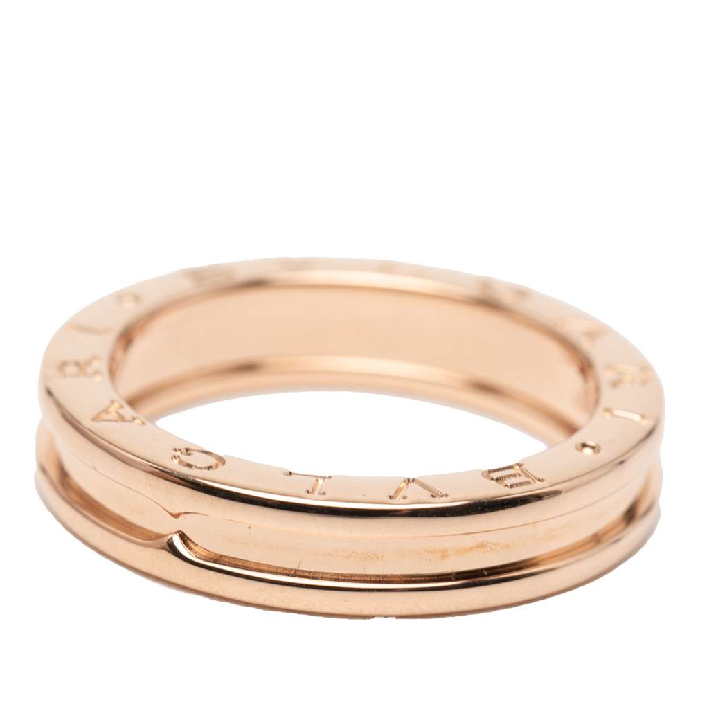 Bvlgari 18K Rose Gold B.Zero1 One Band Ring Pink Rose Gold Good condition - Inside View
