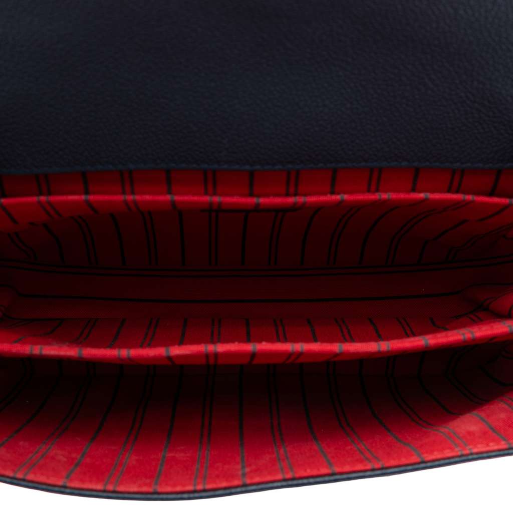 Louis Vuitton Monogram Empreinte Pochette Metis Blue Leather Good condition - Model View