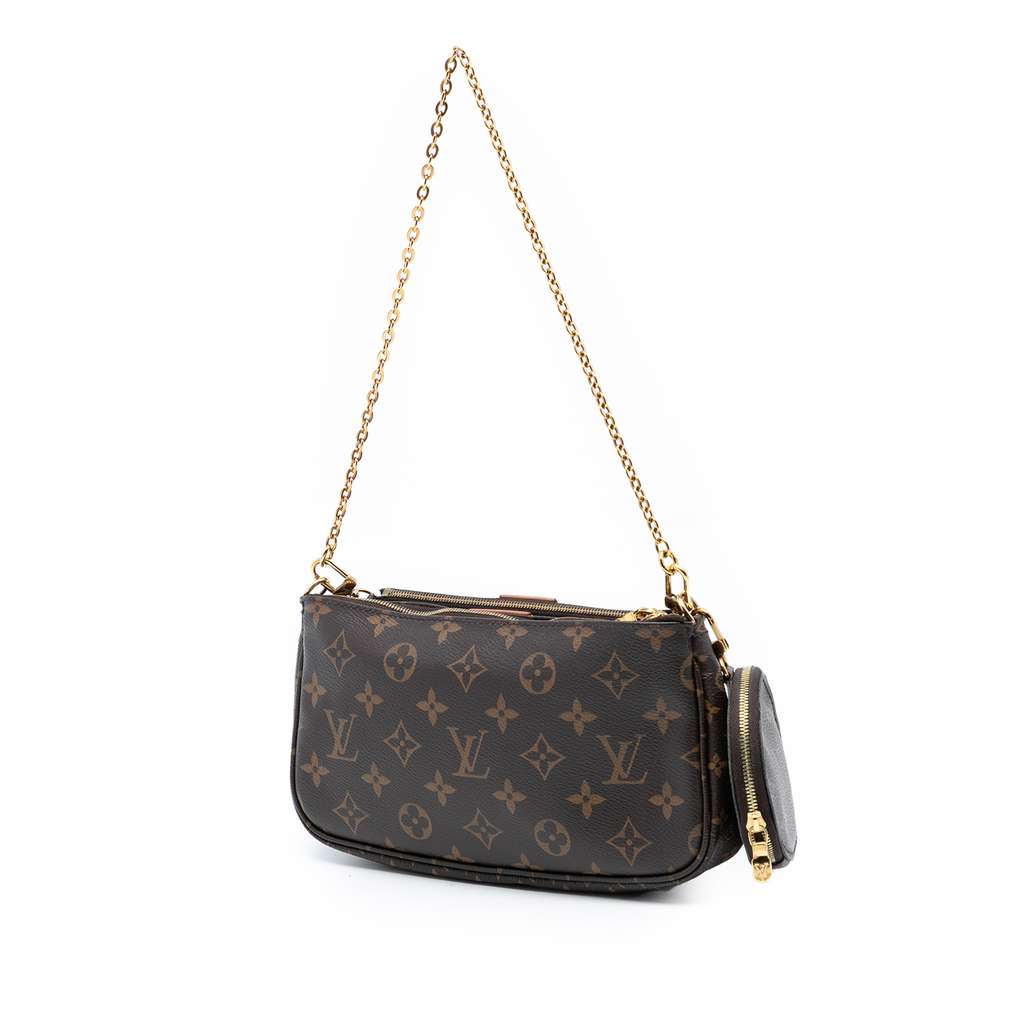 Louis Vuitton Monogram Multi Pochette Accessoires Brown Good condition - Back View