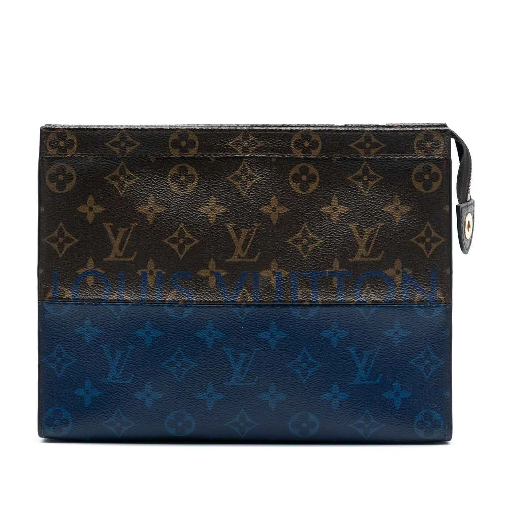 Louis Vuitton Monogram Pacific Split Pochette Voyage MM Brown Very good - Front View