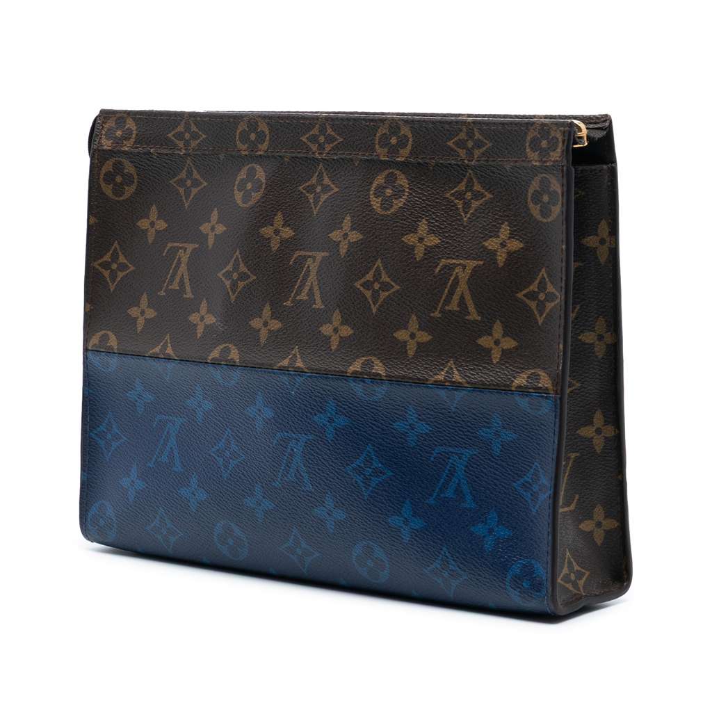 Louis Vuitton Monogram Pacific Split Pochette Voyage MM Brown Good condition - Back View