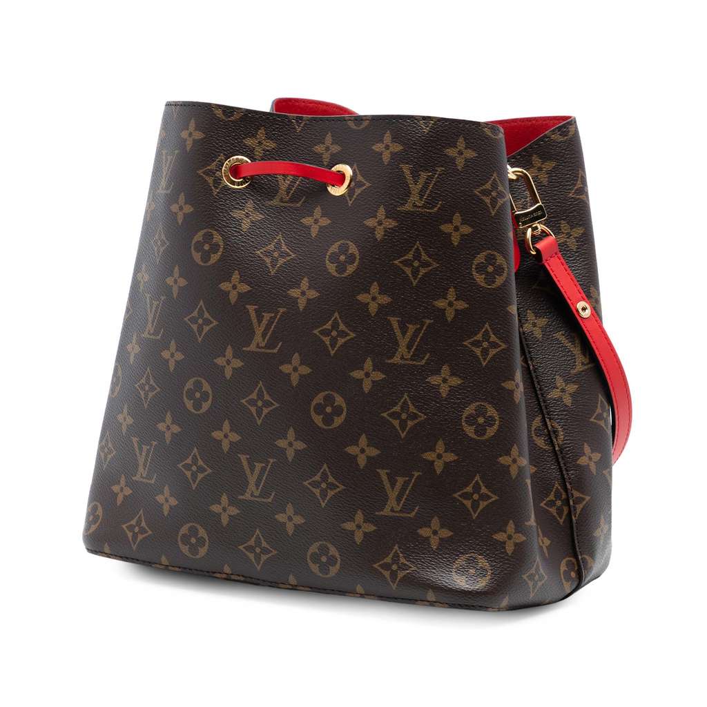 Louis Vuitton Monogram Neonoe MM Brown Good condition - Back View