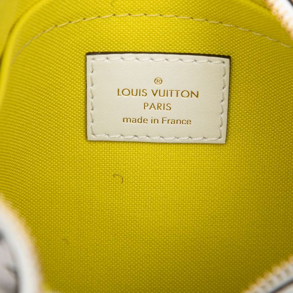 Louis Vuitton Bicolor Monogram Giant Neverfull MM Pouch White Good condition - Box View