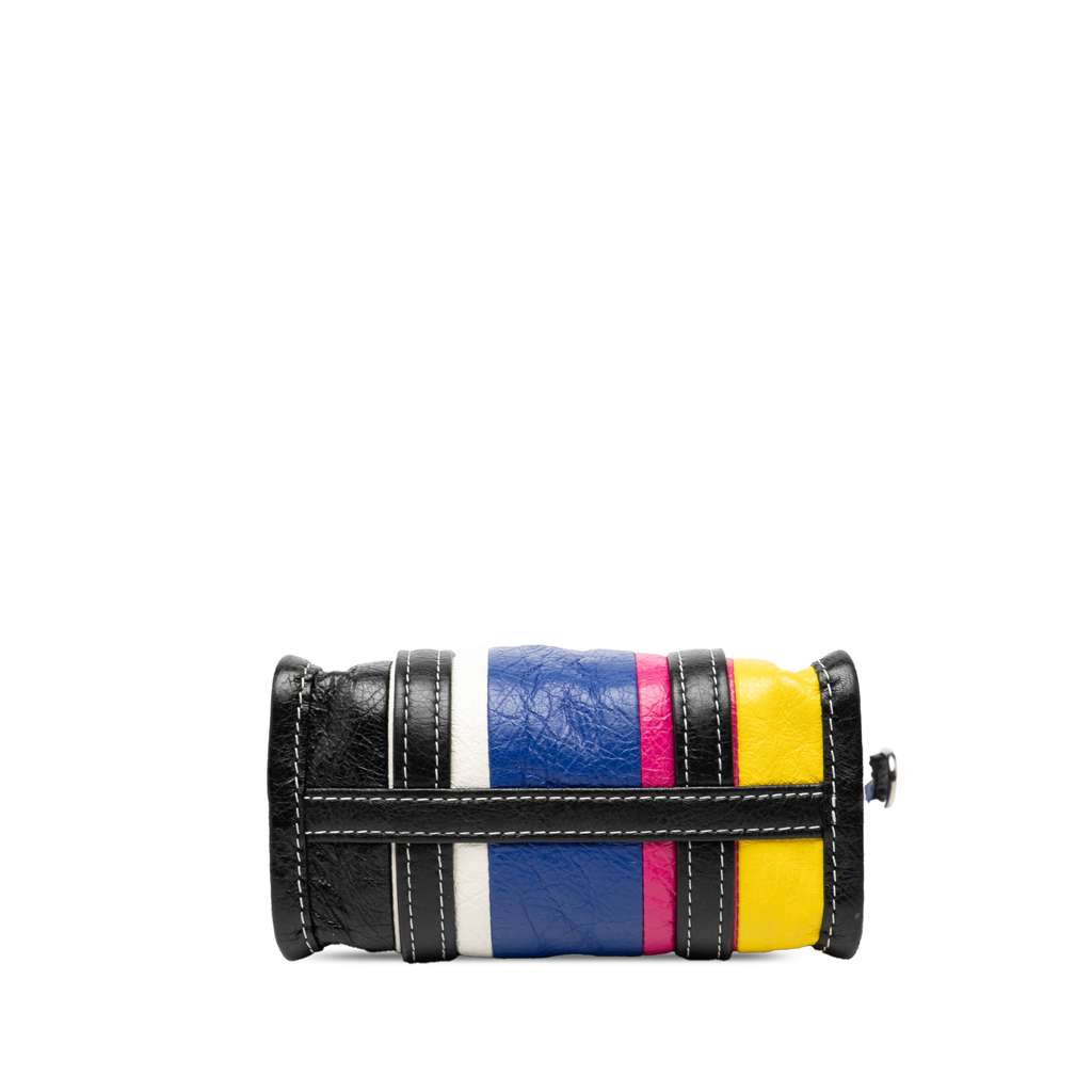 Balenciaga XXS Lambskin Bazar Shopper Satchel Black Leather Good condition - Inside View