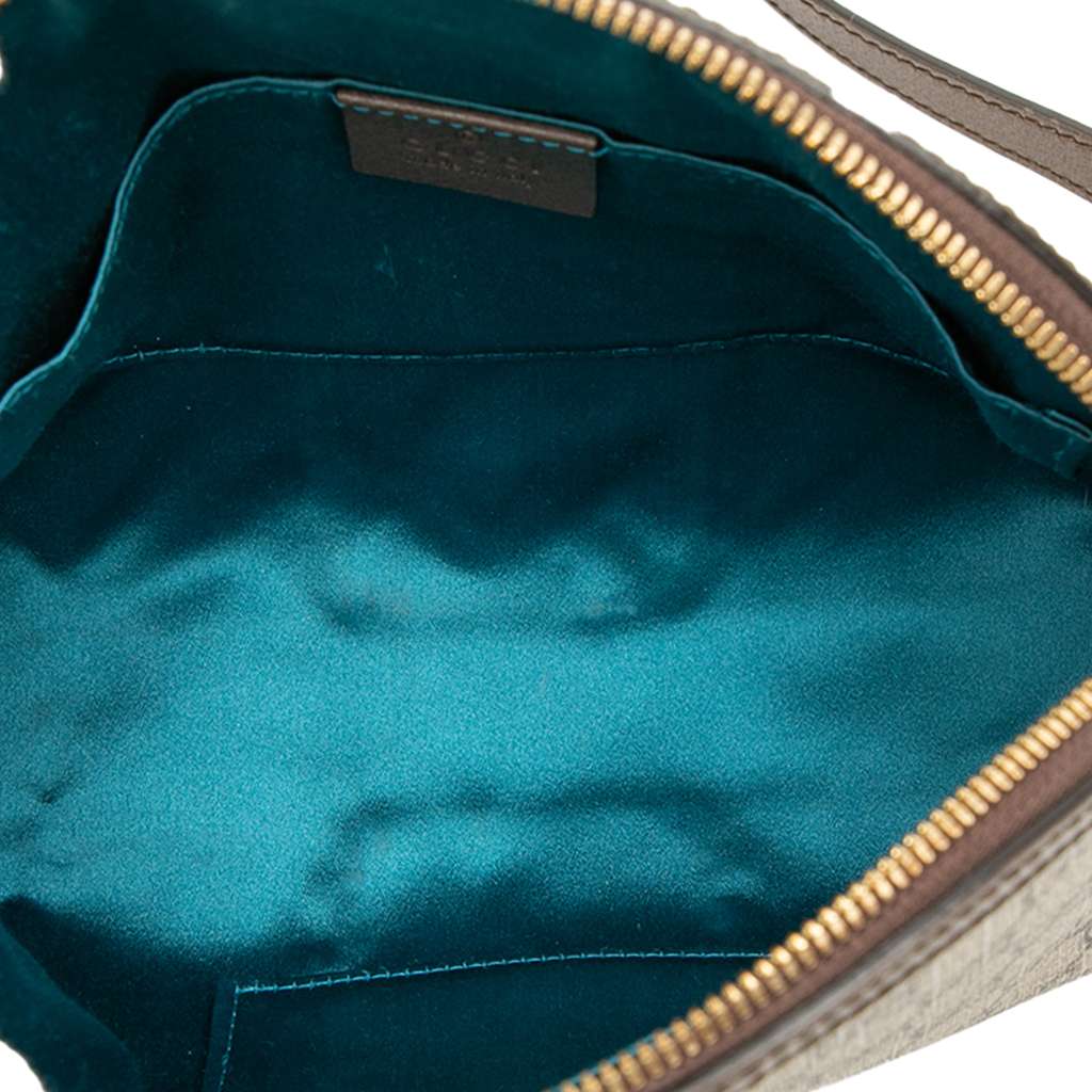 Gucci Small GG Supreme Web Ophidia Dome Crossbody Brown Canvas Good condition - Model View