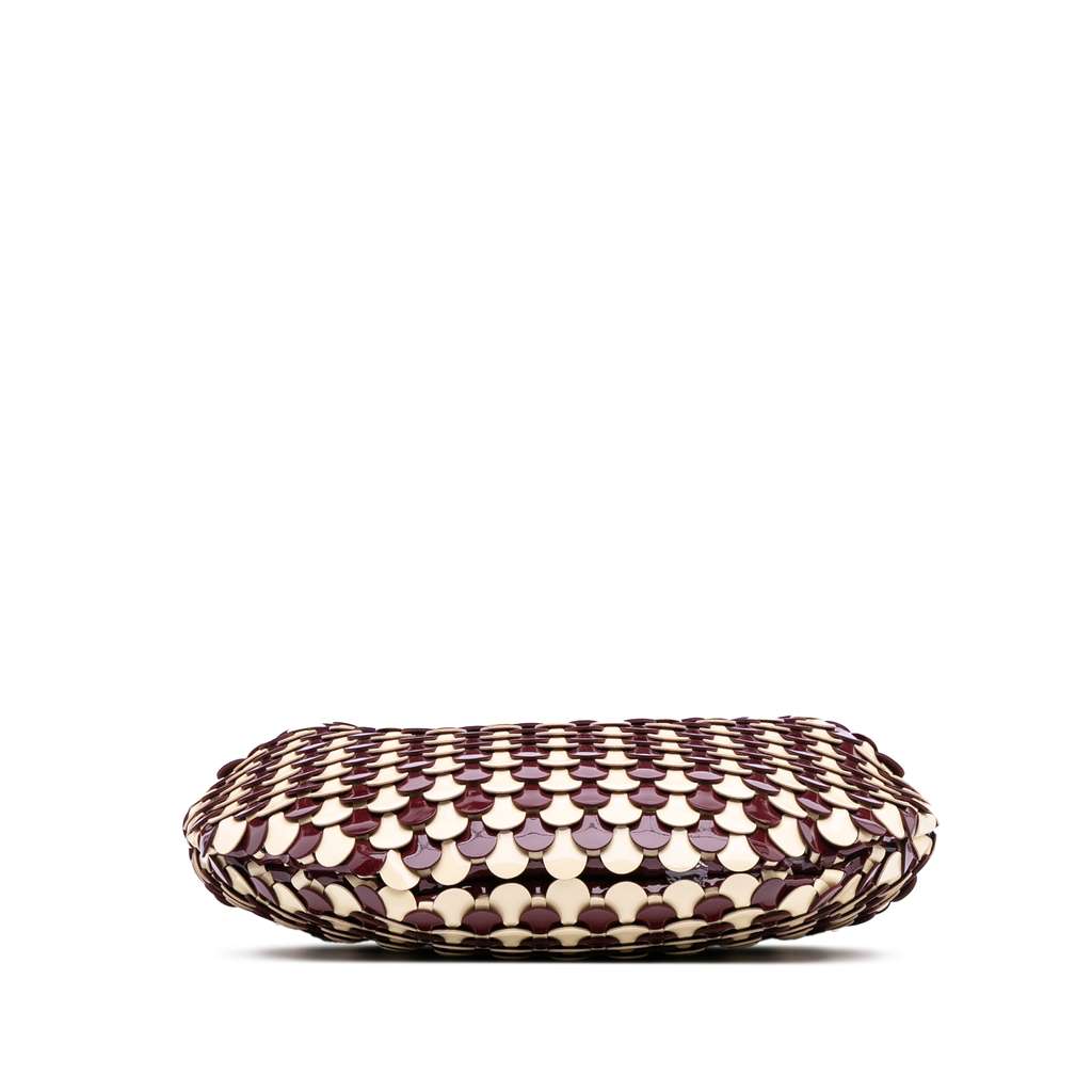 Bottega Veneta Patent Sardine Scale Bag Red Leather Good condition - Inside View