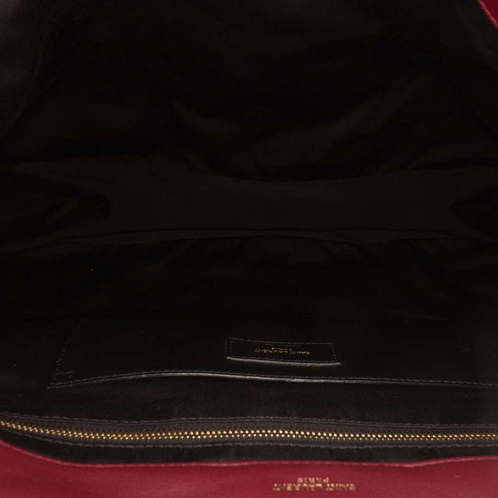 Saint Laurent Large Quilted Lambskin Jamie 4.3 Shoulder Bag Red Leather Good condition - Model View