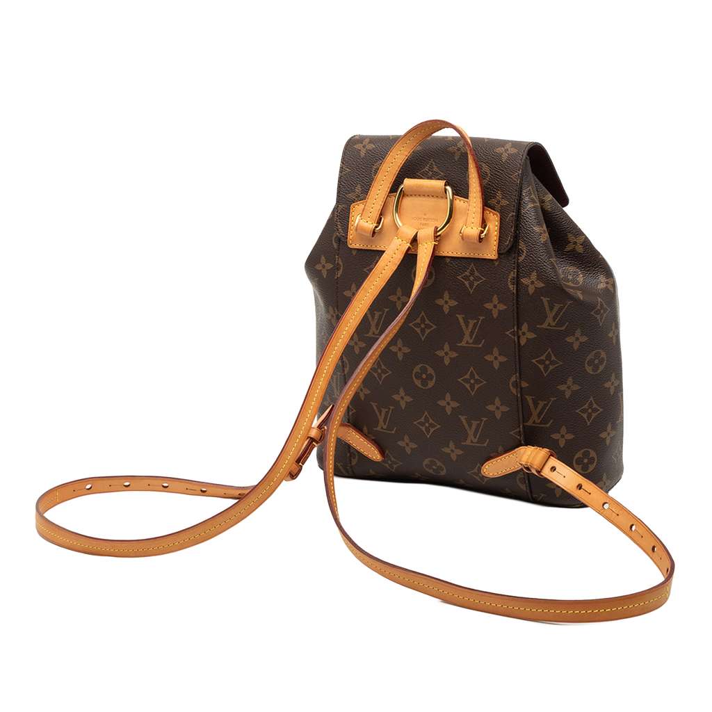Louis Vuitton Monogram Montsouris Brown Good condition - Back View