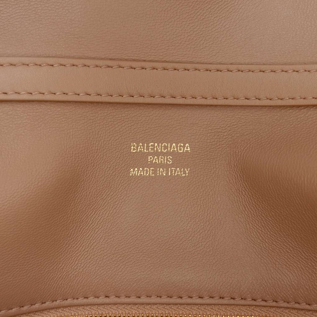 Balenciaga Large Smooth Calfskin Rodeo Satchel Brown Leather Good condition - Box View