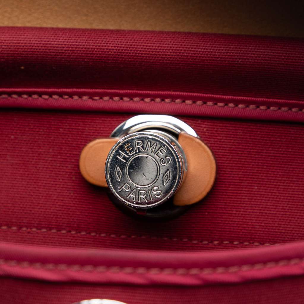 Hermès Toile Herbag Zip 31 Pink Canvas Good condition - Box View