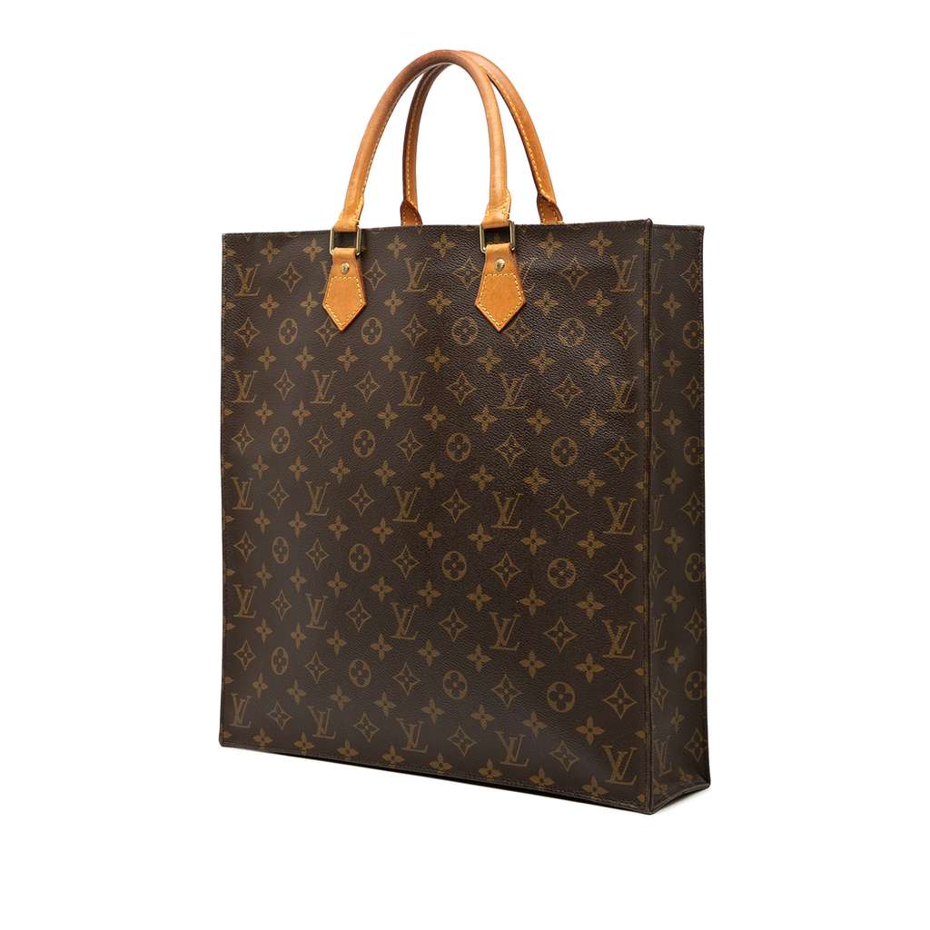 Louis Vuitton Monogram Sac Plat Brown Good condition - Back View