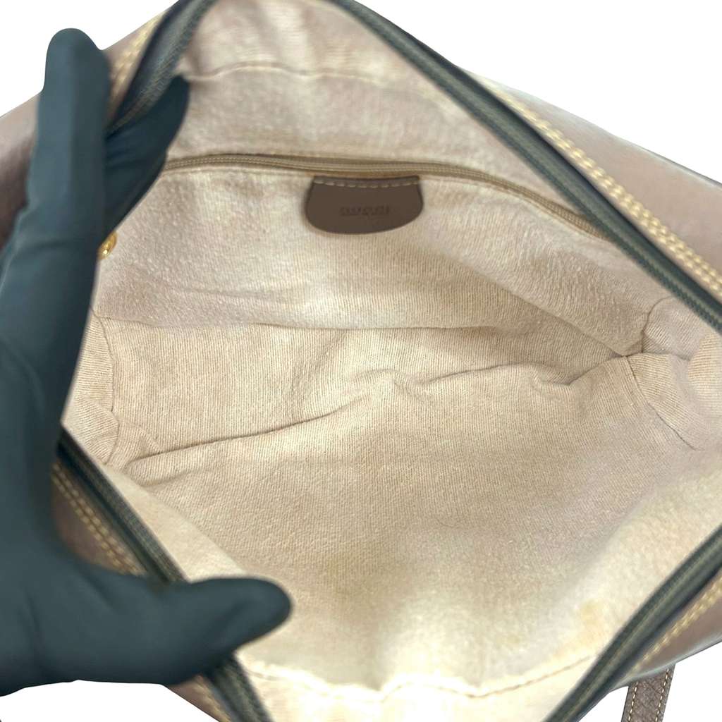 Gucci GG Supreme Web Crossbody Brown Canvas Good condition - Box View