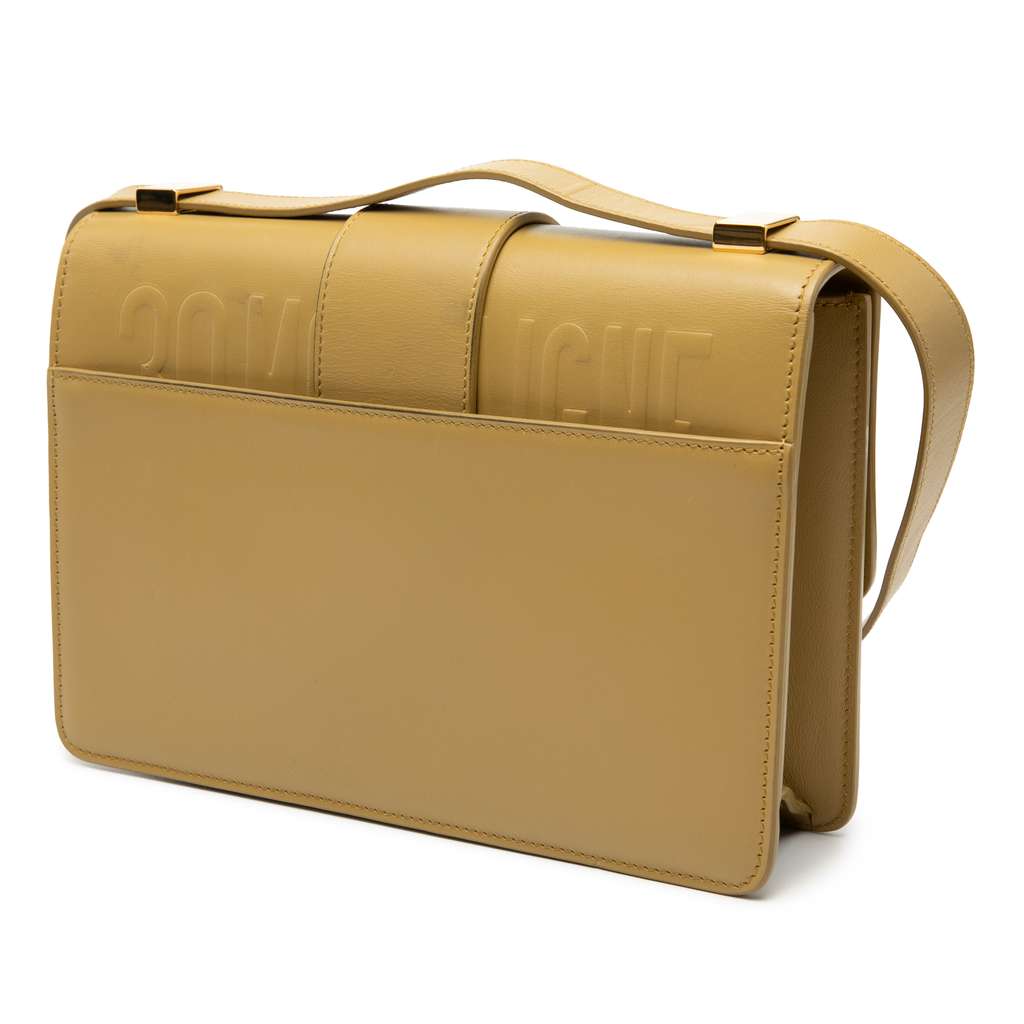 Dior Leather 30 Montaigne Flap Brown Leather Good condition - Back View