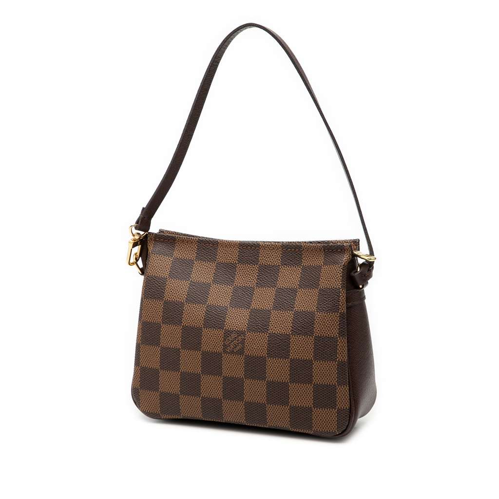 Louis Vuitton Damier Ebene Trousse Pochette Brown Good condition - Back View