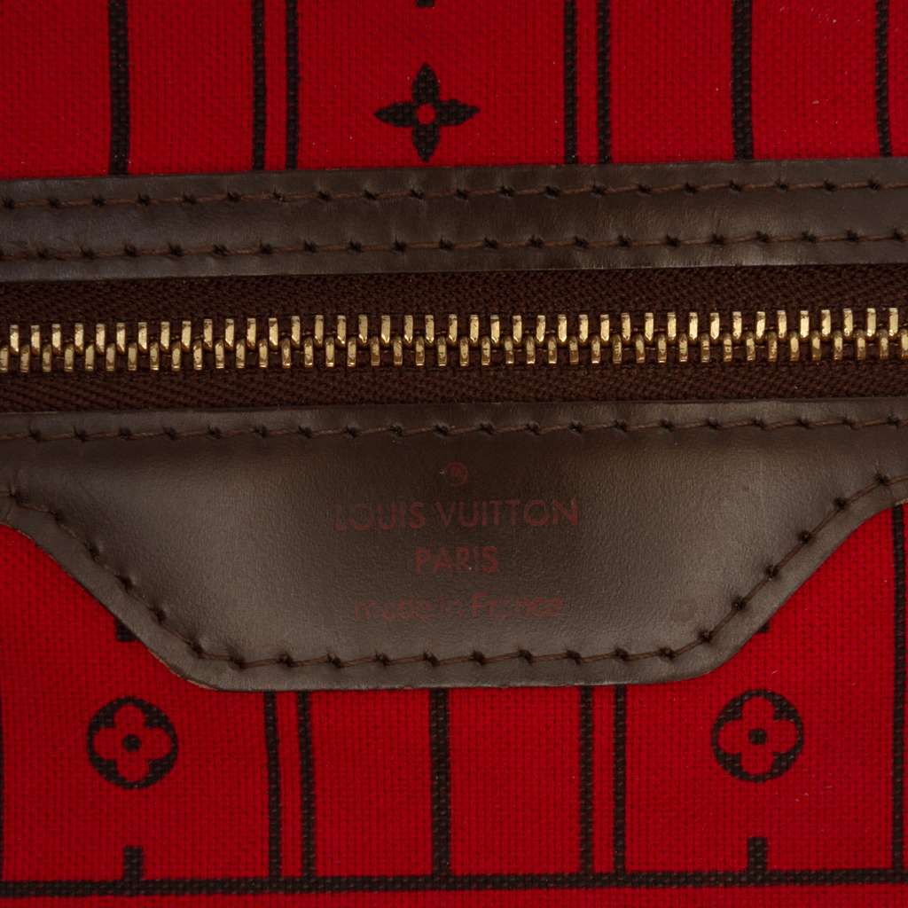 Louis Vuitton Damier Ebene Neverfull GM Brown Good condition - Box View